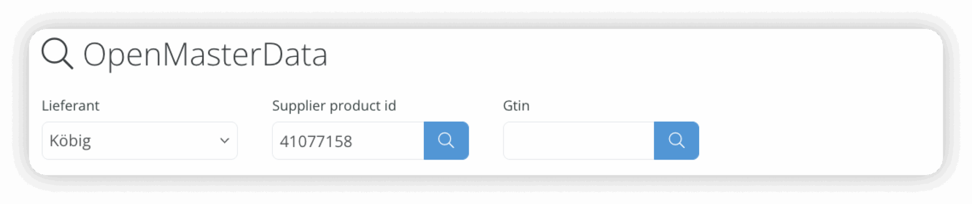 open-masterdata