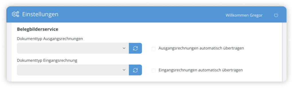 Das Programm lädt deine Belege automatisch jeden Nacht in das DATEV Rechenzentrum
